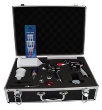 Pistola per verniciatura pistole a spruzzo set 1 in valigetta (2 pistole a spruzzo) | pistole a spruzzo