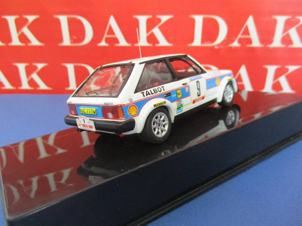 Die cast 1/43 Modellino Auto Talbot Sunbeam Lotus Rally Tour Corse 1981 Toivonen - Immagine 3 di 4