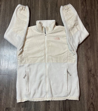 North Face Jacket Youth Extra Large Cream Fleece Polartec Denali GIrls