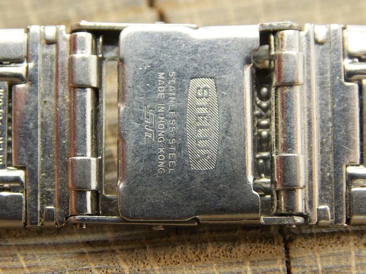 SEIKO セイコーSTELUX ステラックス ヴィンテージ金属ベルト