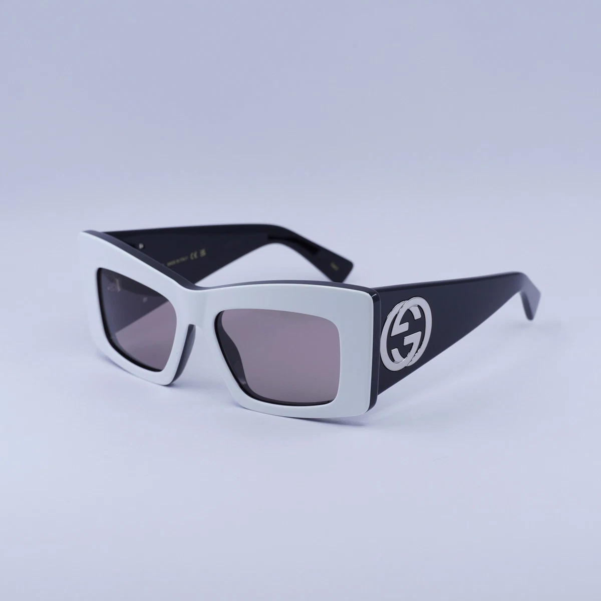 GUCCI Sunglasses plastic White Auth BA10540A GUCCI Sunglasses plastic Gray Auth BA8964 Brown ref  main image 2