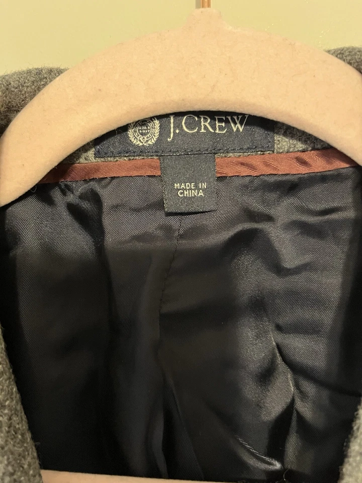 J Crew Ладлоу Blazer мужской 40 R серый йоркширский твид 100% шерсть - Изображение 2 из 4