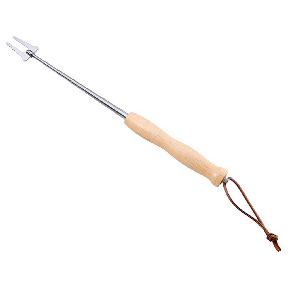 1pcs Stick Retractable Grill Stick Rugged Campfire Sticks Hot Dog Sticks