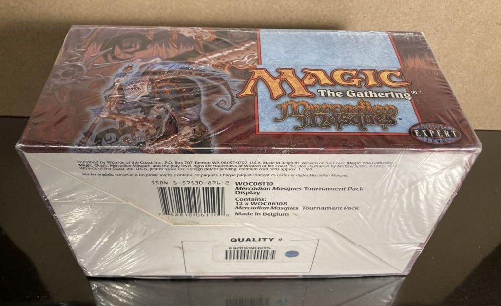 MTG Magic Mercadian Masques: Tournament Packs Box English MTG Magic Mercadian Masques: Tournament Packs Box English