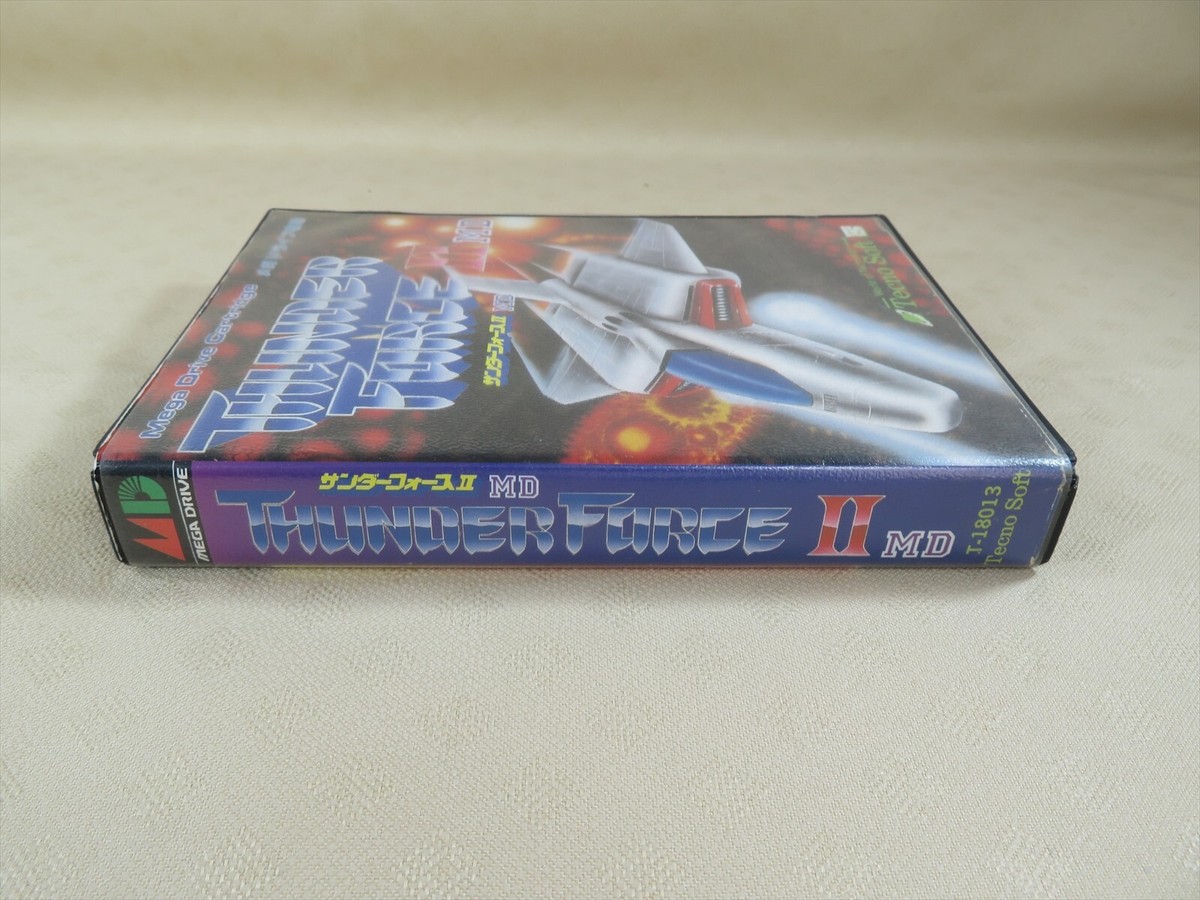 Mega Drive thunder force II SEGA MD genesis game Japan Mega Drive thunder force II SEGA MD genesis game Japan