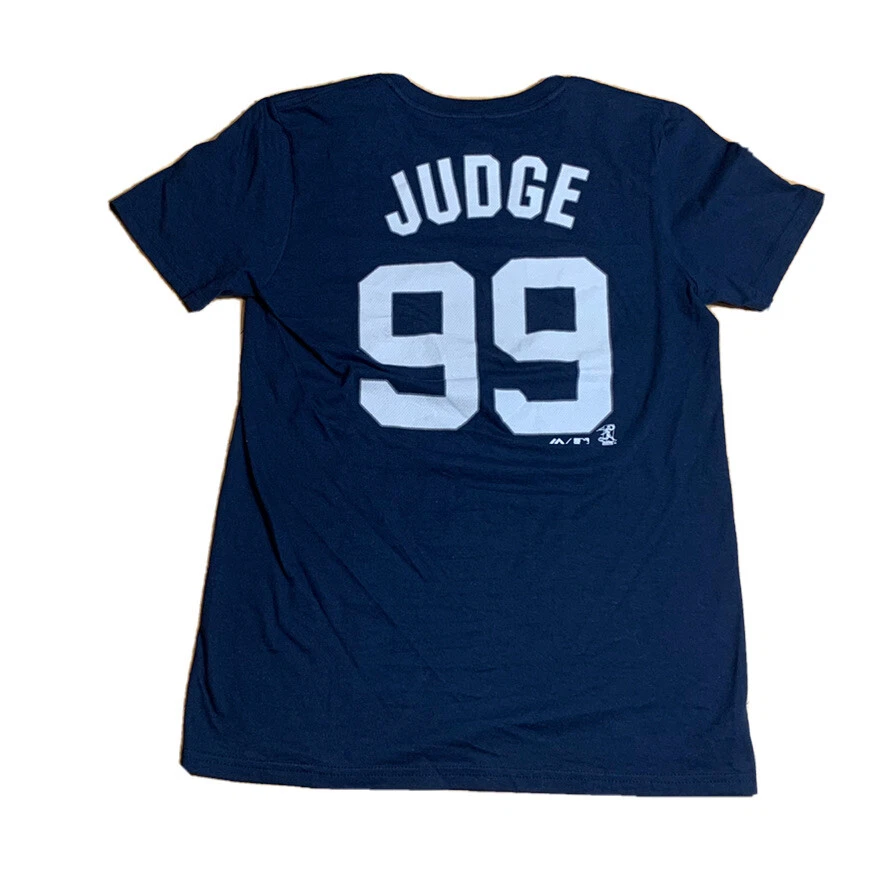 New York Yankess Men’s Majestic Aaron Judge Jersey T Shirt Size Small