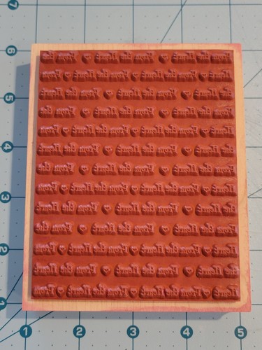 Hero Arts Wortabdrücke aus dem Herzen Holz Stempel groß Valentinstag Liebe - Bild 2 von 2