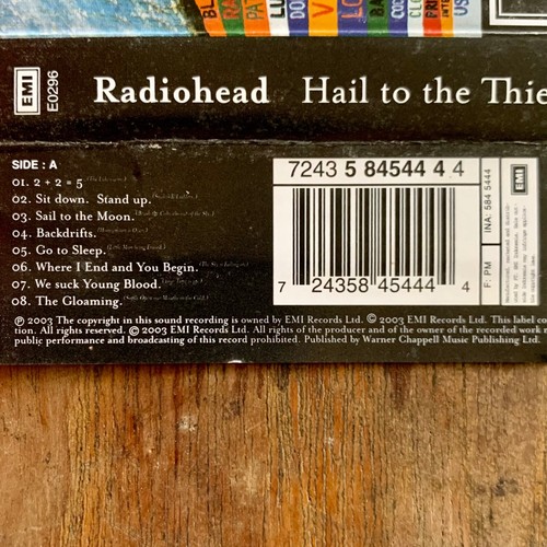 Hail To The Thief by Radiohead (CASSETTE TAPES NM, JUN-2003, EMI RECORDS) - Picture 6 of 11