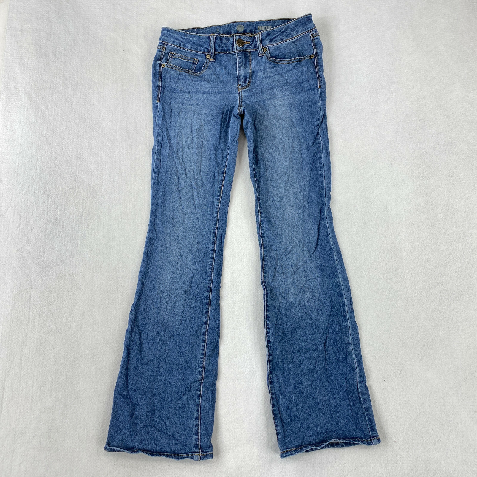 SO Jeans Juniors Size 9 Blue Bootcut Mid Rise Pants eBay