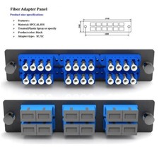 Fiber Adapter Panel SC LC UPC Connector For Compatible Commscope LGX 12 24 port