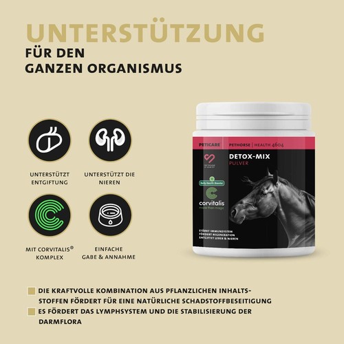 Desintoxicación Detox-Mix polvo para caballos | 400 gr. - Imagen 2 de 7