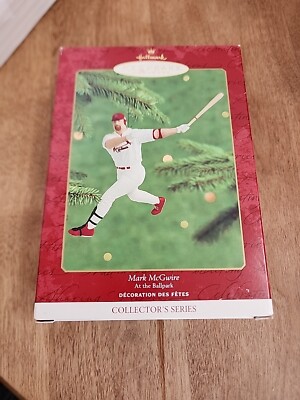 Hallmark Keepsake Ornament 2000 MLB At The Ballpark Mark McGwire STL Cardinals