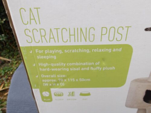 ZOOFARI Cat Scratching Post - For Playing, Scratching, Relaxing & Sleeping NEW - Picture 2 of 6
