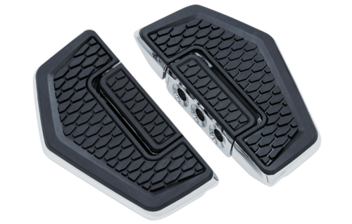 Kuryakyn - 5908 - Hex Folding Mini Boards without Adaptor, Chrome