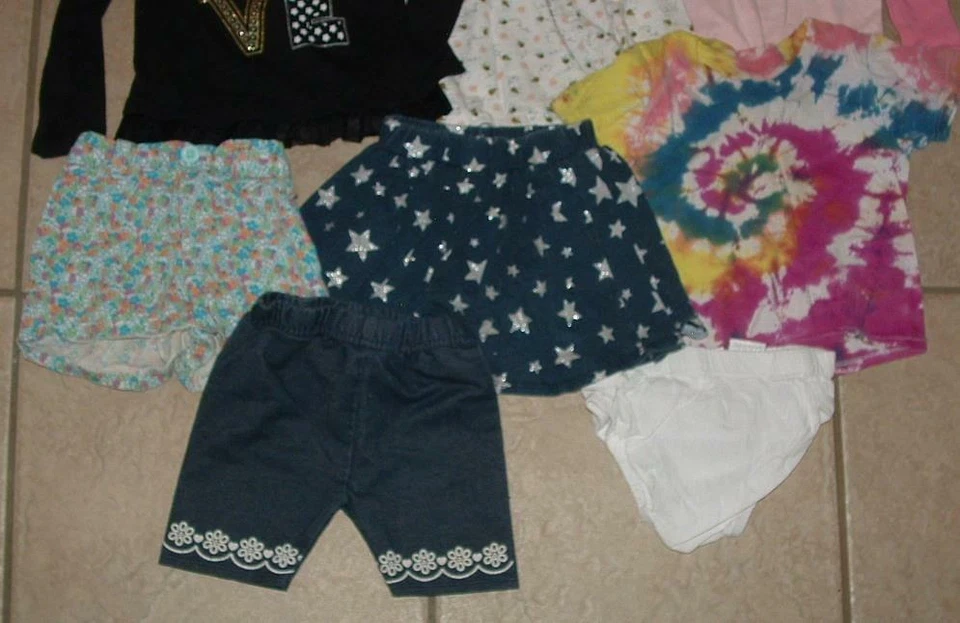 Girls 24M / 2T Skort Shorts & Tee Shirts 8 Pc Mixed Lot JOHN DEERE KOALA KIDS - Image 3 of 3