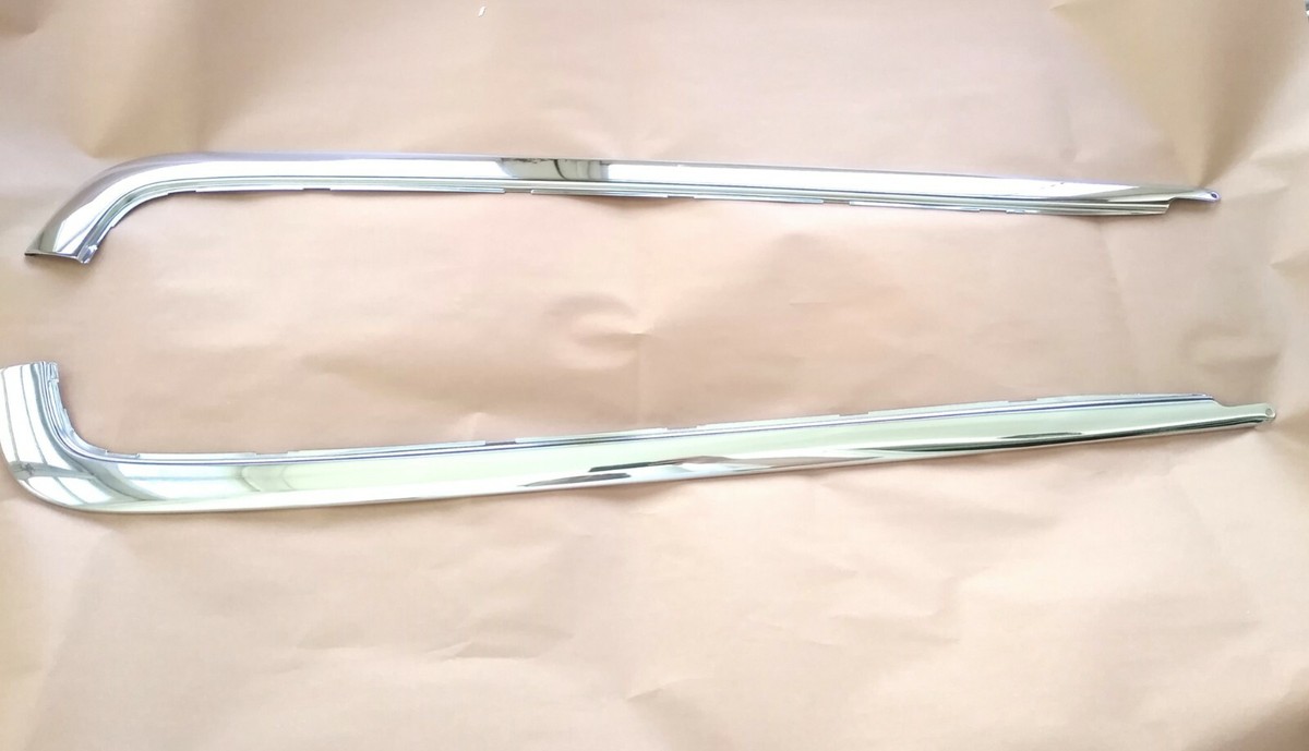Mercedes w140 Rear Bumper Chrome Trim Set New Genuine 1408850874