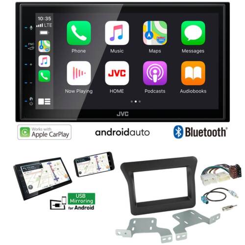 JVC 2-DIN Autoradio Apple CarPlay Android Auto für Nissan NV400 ab 2010 schwarz - Bild 1 von 8