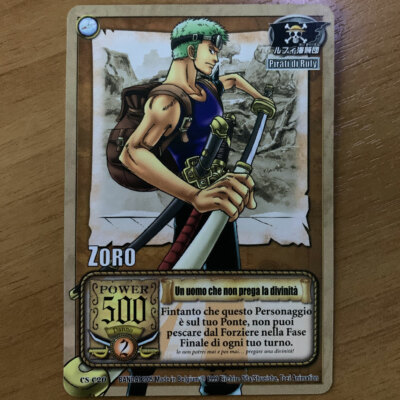 ZORO CS-C20 | Ein Mann, der nicht zur Gottheit betet | One Piece Card Game / TCG
