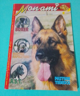 MON AMI, ROTE SERIE, SEPT. 2001 Nr. 3, DEUTSCHER SCHÄFERHUND, BOXER, A.S.T., MASTIN 