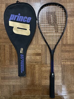 Vintage Prince Extender OS Fusion Squash Racket with Cover Vintage Prince Extender OS Fusion Squash Racket with Cover