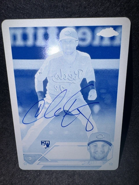 2023 Topps Chrome Cyan Printing Plate Chris Okey Auto RC 1 of 1 #RA-COK