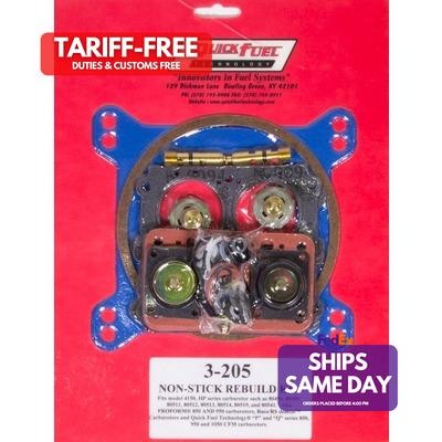 Quick Fuel 3-205QFT, Kit 4150 Rebuild Kit - Non-Stick Performance Racing Parts