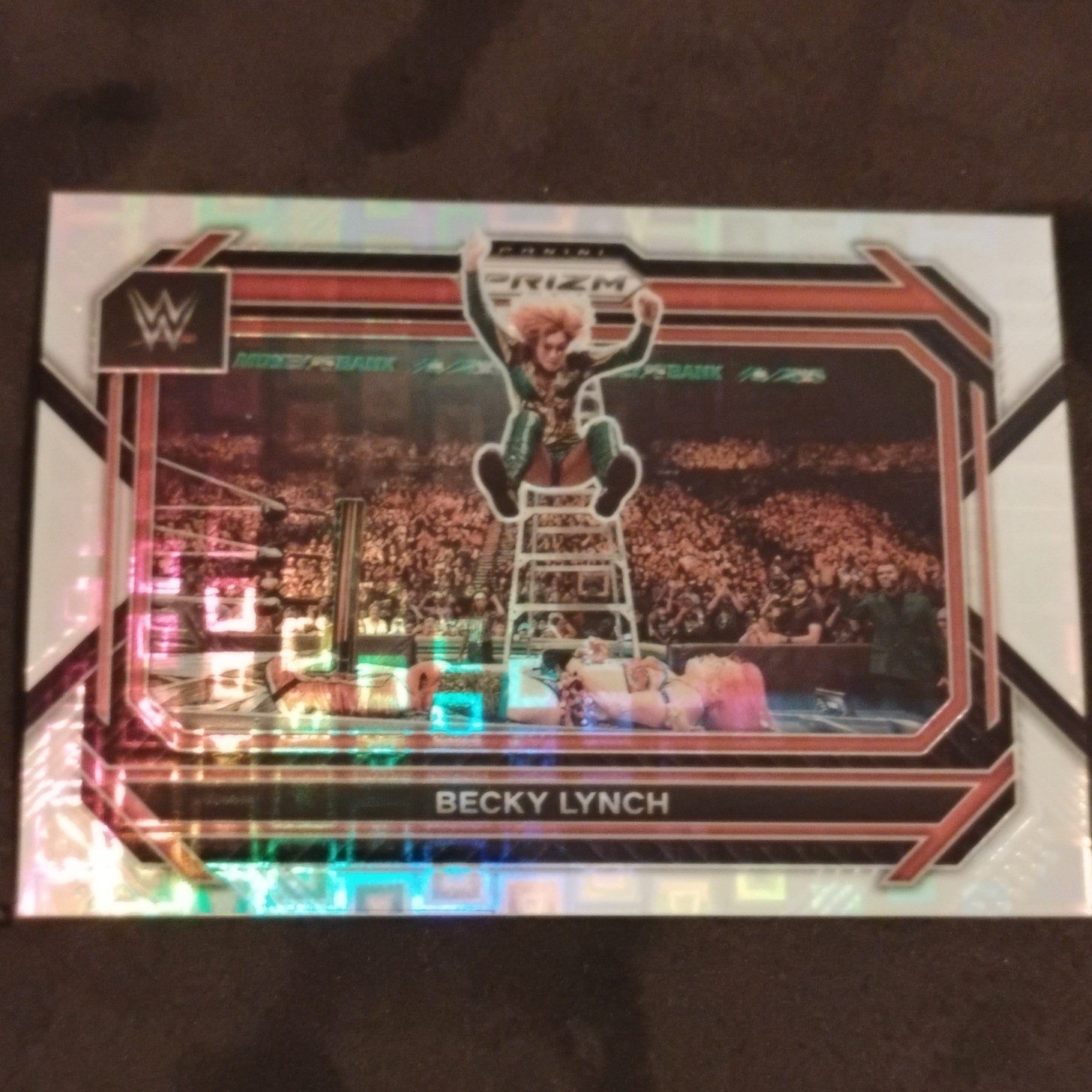 2023 Panini Prizm Premium WWE Becky Lynch #18 Serial Numbered Insert Card /199