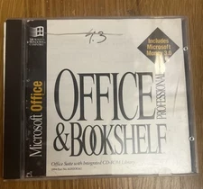 Microsoft Office & Bookshelf Professional 4.3  (1994)  Vintage PC CD Rom