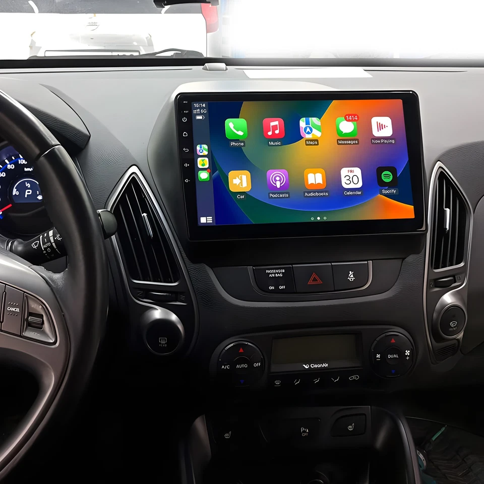 2G+64G For Hyundai Tucson iX35 2010-2015 Carplay Android 15 Car Stereo Radio AHD - Imagem 2 de 4