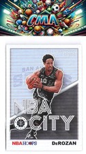 2019-20 Hoops Premium Stock #15 DeMar DeRozan NBA City Holo