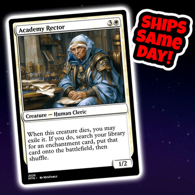 Academy Rector - Custom Art Magic: The Gathering Playtest Card - Commander EDH