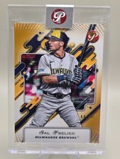2025 Topps Pristine Sal Frelick 44/50 Gold Pulsar Refractor Milwaukee Brewers 🔥