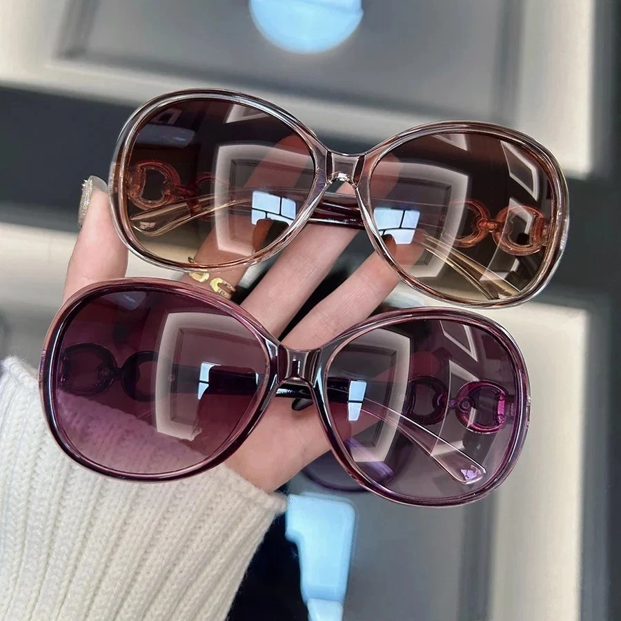 Oversized Purple Sunglasses for Women with Vintage for sale  display picture 1