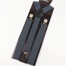 Men's Suspenders Solid Color Man's Belt Men Women Suspenders Polyester