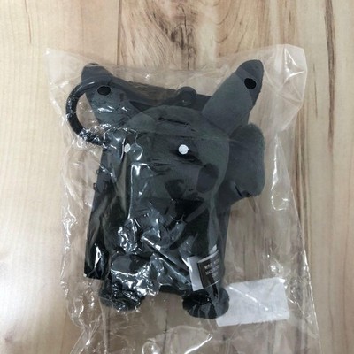 Fragment x Pokemon Thunderbolt Project Pikachu Mascot Plush Key Ring BLK