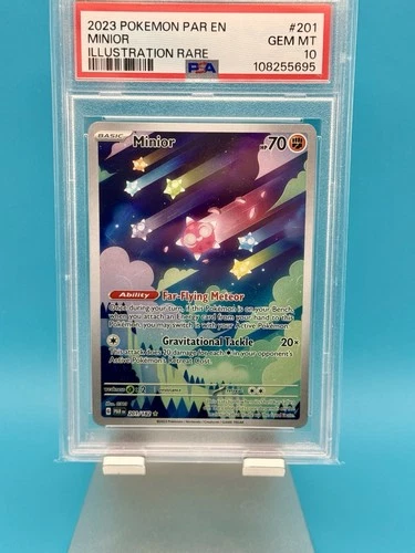 2023 POKEMON PAR EN-PARADOX RIFT ILLUSTRATION RARE #201 MINIOR PSA 10