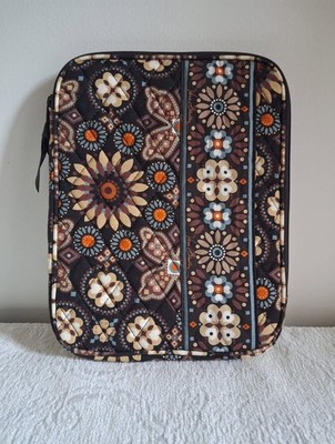 NWOT Vera Bradley Tablet Sleeve Canyon Brown & Blue E-Reader E-Book