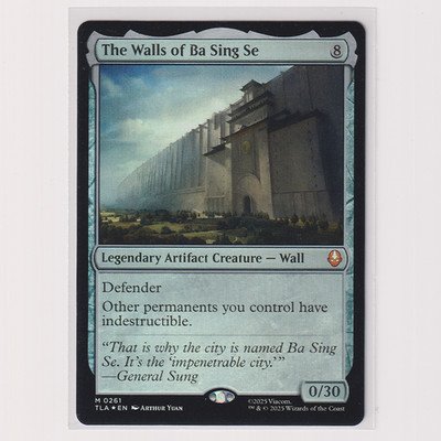 MtG Avatar The Last Airbender The Walls of Ba Sing Se Mythic Foil 0261