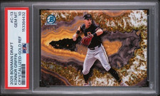 KONNOR GRIFFIN 2025 BOWMAN DRAFT CRYSTALLIZED C-13 GOLD REFRACTOR 26/50 PSA 10