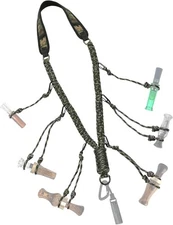 Duck Call Lanyard - Duck Whistle Hunting Accessories with 10 Removable Loops
