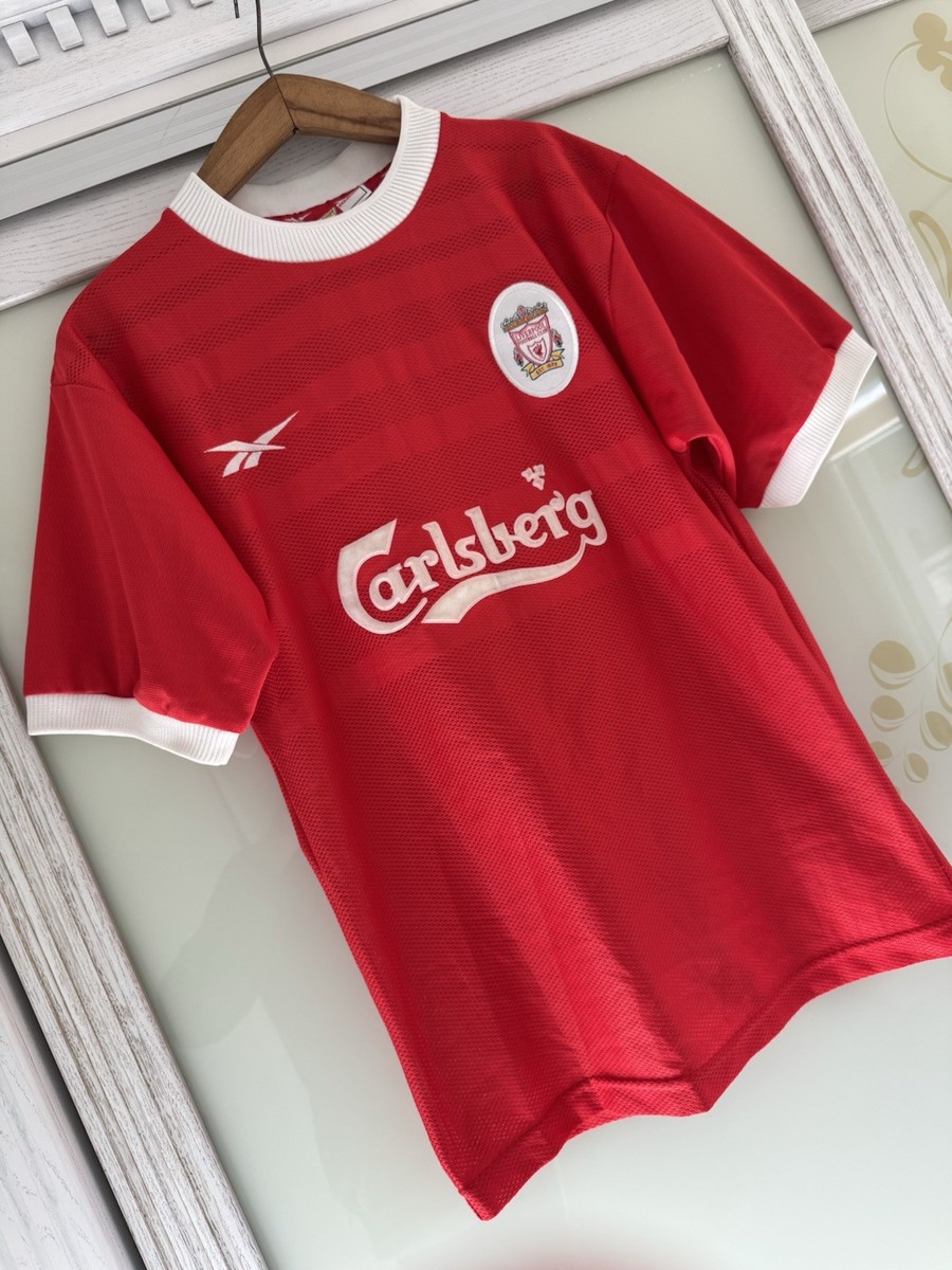 Owen #10 Vintage Liverpool 1998-1999 Home Soccer Jersey Football