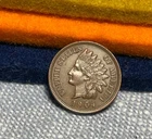 (#100436)  Indian Head Cent:  1904.  4 diamonds UNC/BU   (see video!)