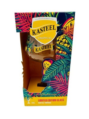 Kasteel Tropical 33cl Boxed Belgisches Bierglas Brandneu Collectors Edition