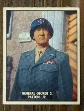 1950 Topps Freedoms War #183 General George S. Patton Jr. AUTHENTIC