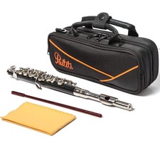 Professional Centertone Composite Wood Piccolo Flute Silver Plated Head Joint...