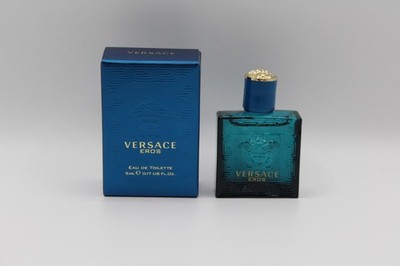 Versace Eros Eau de Toilette 0.17oz / 5ml Miniature For Men