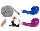 2-in-1 Yoga Belt & Sling Stretch Aid Pose Support Gym Pilates Mat Carrier Strap