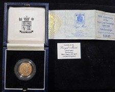 500th Anniversary 22ct Half Sovereign Proof. 1989