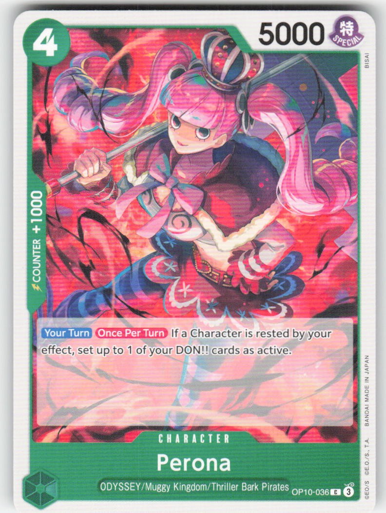 One Piece Royal Blood Perona #OP10-036