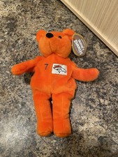 Salvinos Bammers Denver Broncos 7 John Elway NFL Plush Bear Orange